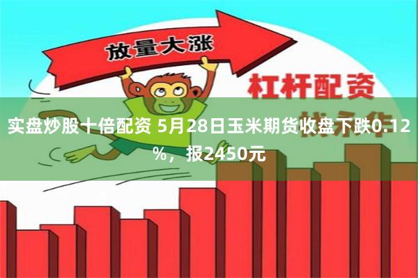 实盘炒股十倍配资 5月28日玉米期货收盘下跌0.12%，