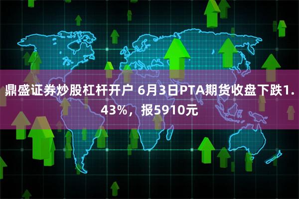 鼎盛证券炒股杠杆开户 6月3日PTA期货收盘下跌1.43