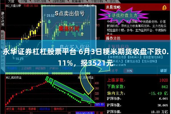 永华证券杠杠股票平台 6月3日粳米期货收盘下跌0.11%，报3521元